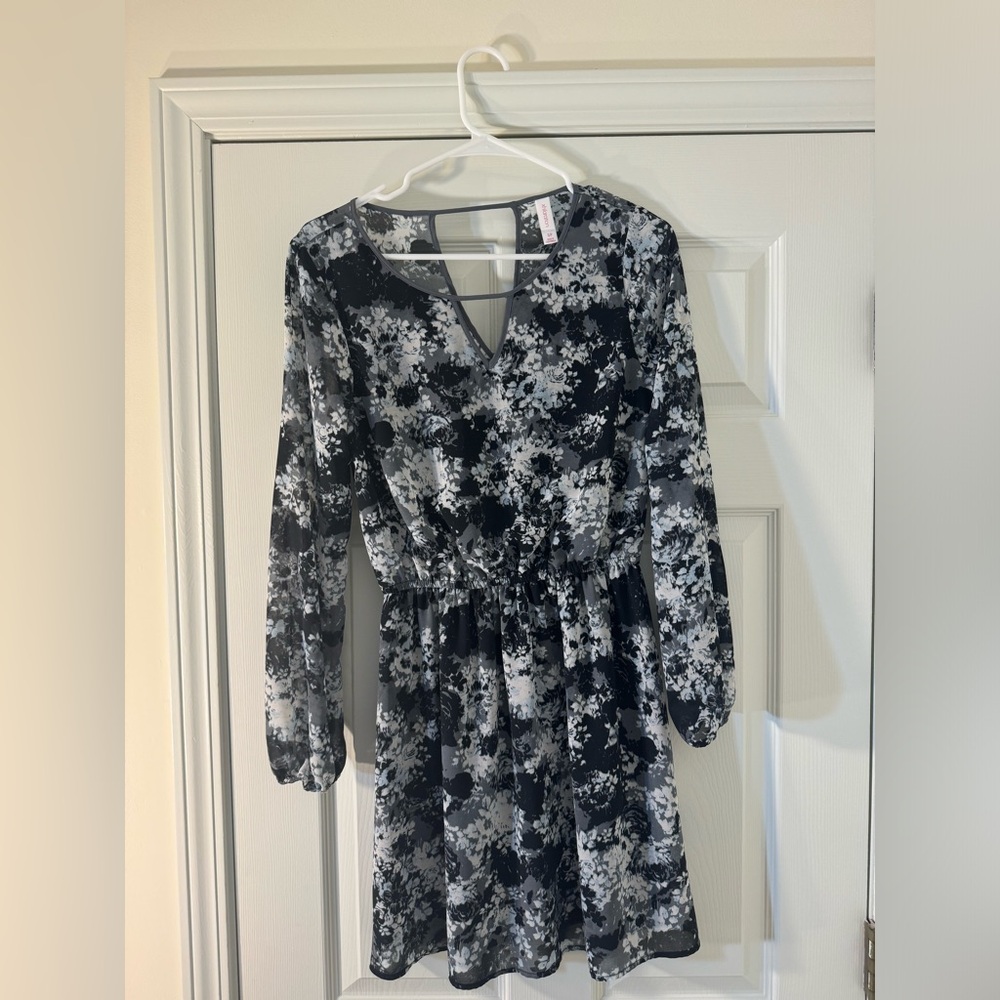 Black Floral Dress